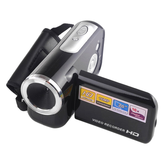 1280x720P HD 16X Digital Zoom 16.0 MP Digital Video Camera Recorder with 2.0 inch LCD Screen(Black) - Video Cameras by buy2fix | Online Shopping UK | buy2fix