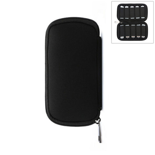 Neoprene U Disk Storage Bag Cover, Bag Size: 16x8.5cm(Black) by buy2fix