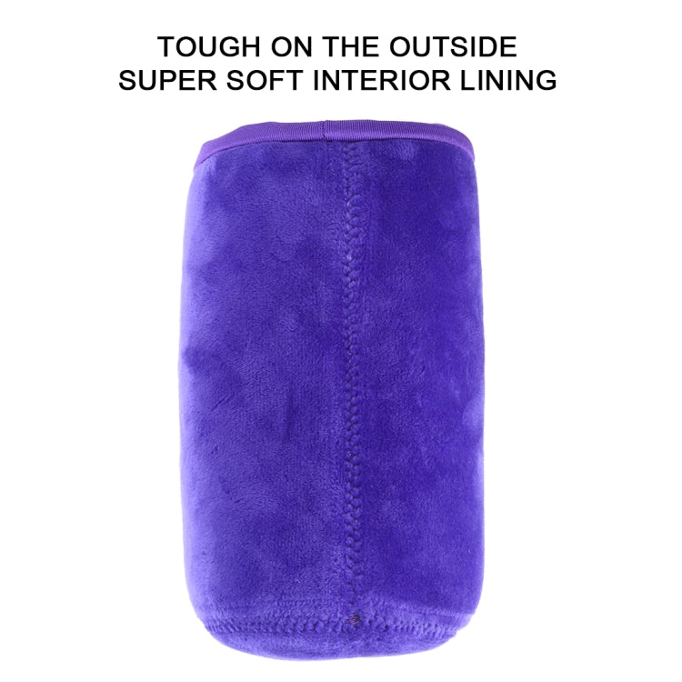 SLR Camera Lens Bag Micro Single Lens Bag Lens Inner Bile Bag Waterproof Protective Case Plus Velvet Thickening, Diameter: 10cm, Height: 14cm(Purple) by buy2fix