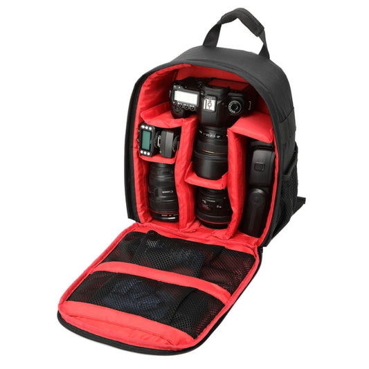 DL-B028 Portable Casual Style Waterproof Scratch-proof Outdoor Sports Backpack SLR Camera Bag Phone Bag for GoPro, SJCAM, Nikon, Canon, Xiaomi Xiaoyi YI, iPad, Apple, Samsung, Huawei, Size: 27.5 * 12.5 * 34 cm(Red) by buy2fix