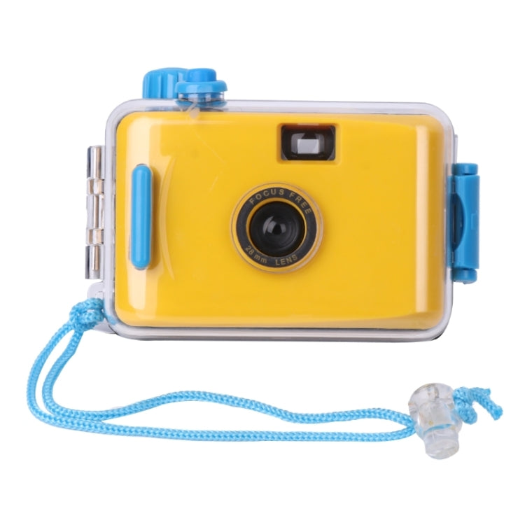 SUC4 5m Waterproof Retro Film Camera Mini Point-and-shoot Camera for Children (Yellow) - Children Cameras by buy2fix | Online Shopping UK | buy2fix