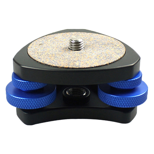 DLEV-3838 Precision Bubble Level Leveling Base Tripod Head Plate with 3/8 inch Screw & 3 Adjustment Dials for Tripod Mount - Tripod Heads by buy2fix | Online Shopping UK | buy2fix
