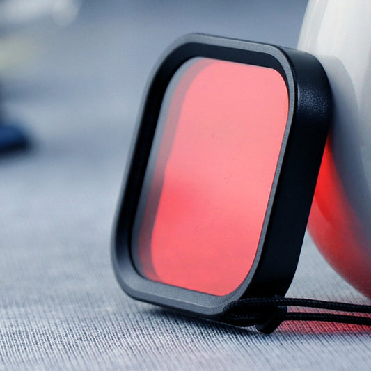 Square Housing Diving Color Lens Filter for GoPro HERO8 Black(Red) - Lens Filter by RUIGPRO | Online Shopping UK | buy2fix