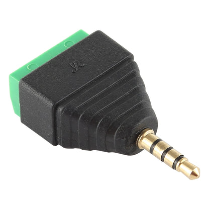 3.5mm Male Plug 4 Pole 4 Pin Terminal Block Stereo Audio Connector - Audio Adapter by buy2fix | Online Shopping UK | buy2fix