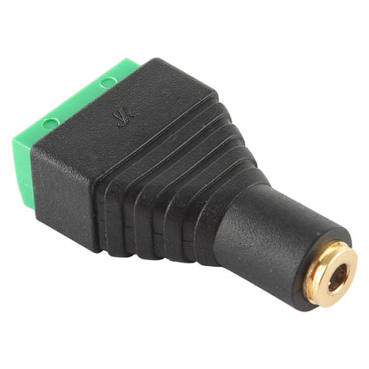 3.5mm Female Plug 4 Pin Terminal Block Stereo Audio Connector by buy2fix