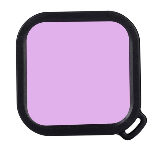 Square Housing Diving Color Lens Filter for Insta360 ONE R 4K Edition / 1 inch dition(Purple) - Len Accessories by buy2fix | Online Shopping UK | buy2fix