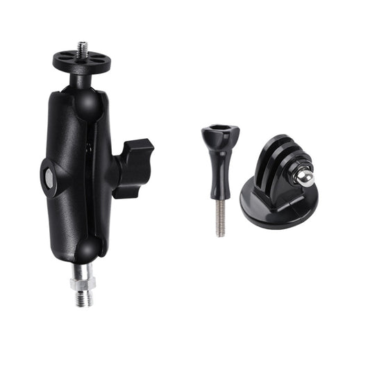 M10 9cm Connecting Rod Fixed Motorcycle Mount Holder with Tripod Adapter & Screw for GoPro, Insta360, DJI and Other Action Cameras(Black) - Bicycle Handlebar Mount by buy2fix | Online Shopping UK | buy2fix