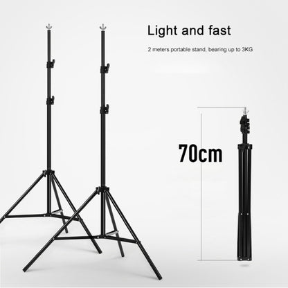 200x200cm Photo Studio Background Support Stand Backdrop Crossbar Bracket Kit - Support Stands by buy2fix | Online Shopping UK | buy2fix
