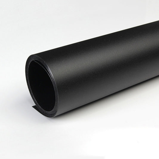 100x200cm PVC Paper Matte Photography Background(Black) - Solid Color by buy2fix | Online Shopping UK | buy2fix