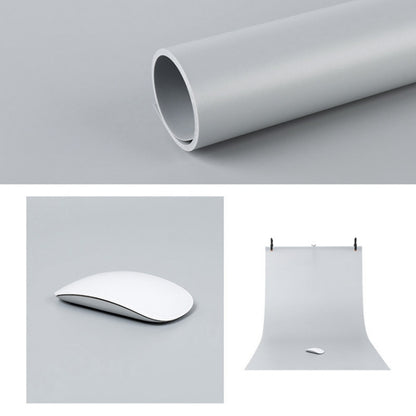 120x200cm PVC Paper Matte Photography Background(Grey) - Solid Color by buy2fix | Online Shopping UK | buy2fix
