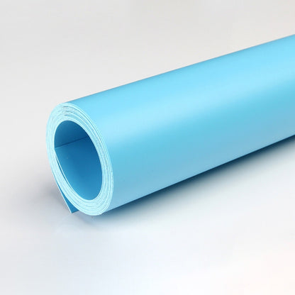 120x200cm PVC Paper Matte Photography Background(Blue) - Solid Color by buy2fix | Online Shopping UK | buy2fix
