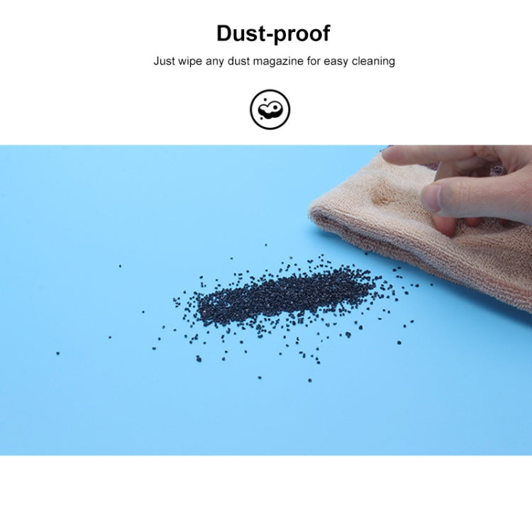 120x200cm PVC Paper Matte Photography Background(Blue) - Solid Color by buy2fix | Online Shopping UK | buy2fix