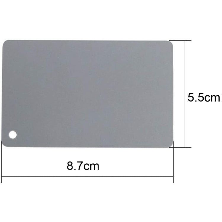 3 in 1 Black White Gray Balance Card / Digital Gray Card with Strap, Works with Any Digital Camera, File Form: RAW and JPEG, Size: 8.7cm x 5.5cm by buy2fix
