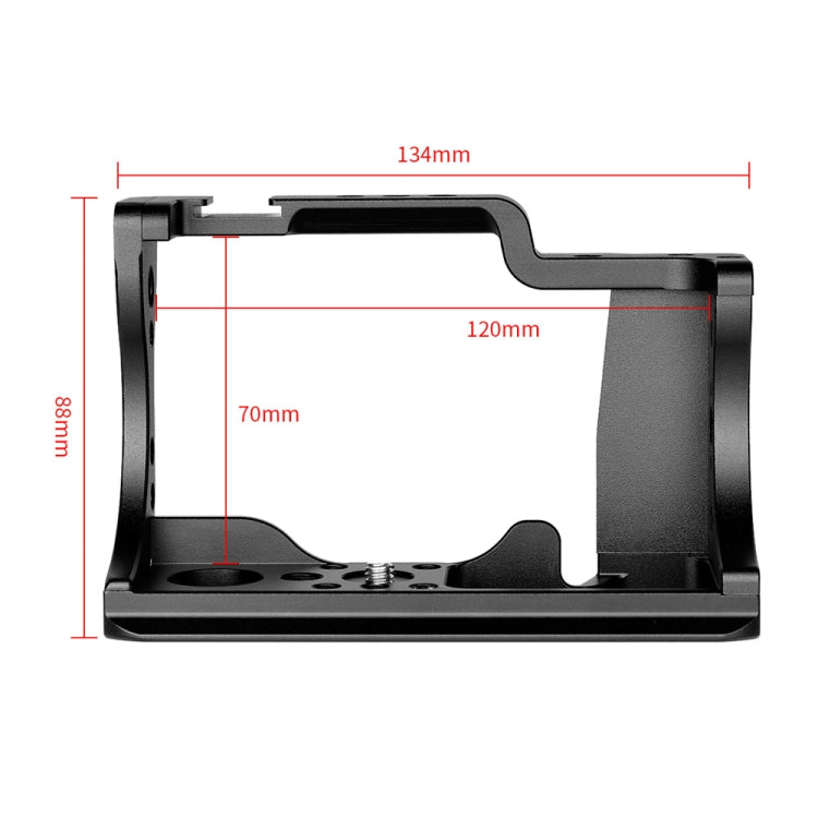 YELANGU C14-A YLG0714A-A Video Camera Cage Stabilizer for Canon EOS M50 (Black) - Camera Cage by YELANGU | Online Shopping UK | buy2fix