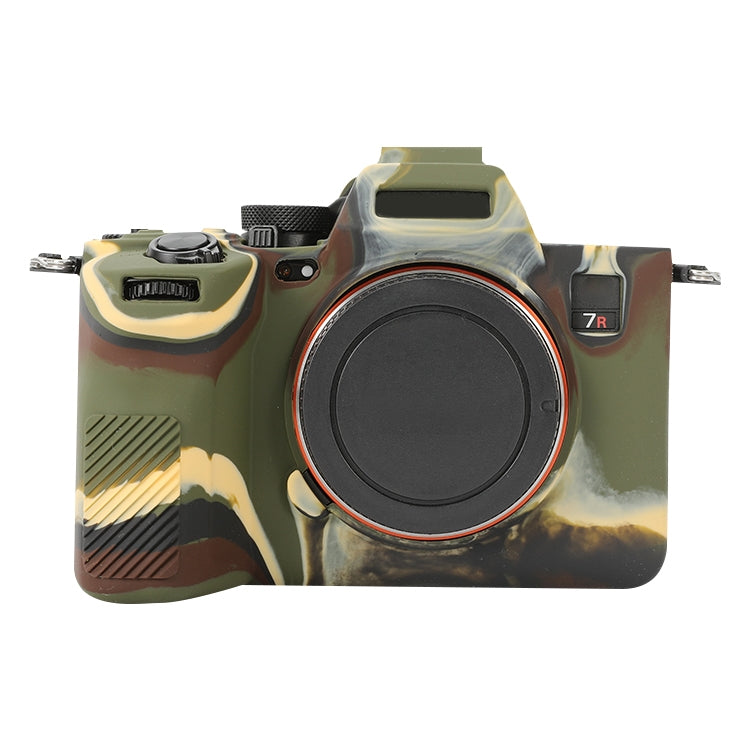 For Sony ILCE-7RM5 / Alpha 7R V Soft Silicone Protective Case (Camouflage) by buy2fix