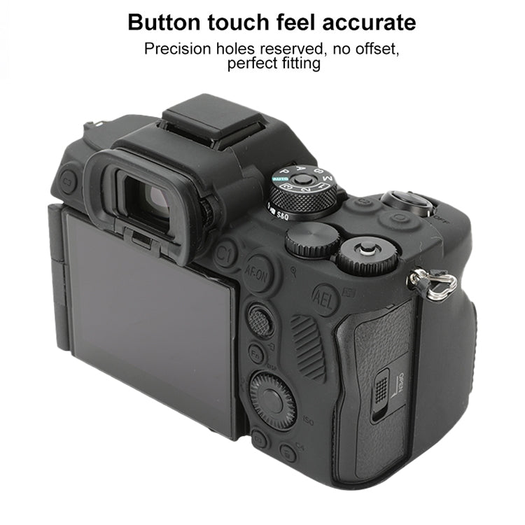 For Sony ILCE-7RM5 / Alpha 7R V Soft Silicone Protective Case (Black) by buy2fix