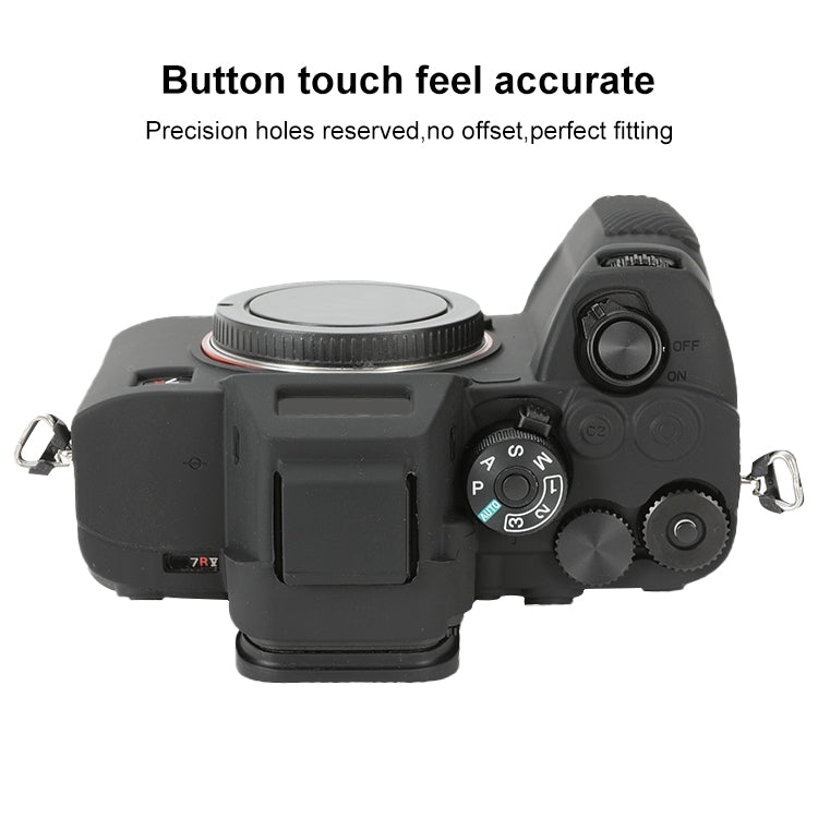 For Sony ILCE-7RM5 / Alpha 7R V Soft Silicone Protective Case (Black) by buy2fix