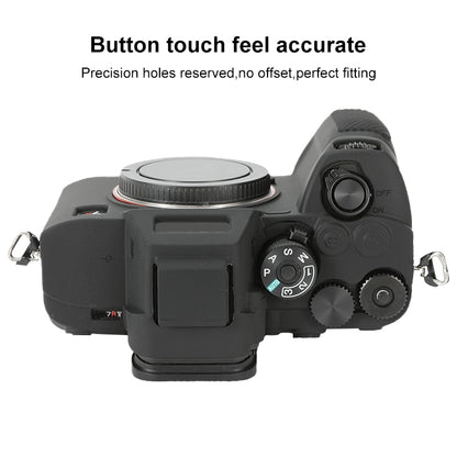 For Sony ILCE-7RM5 / Alpha 7R V Soft Silicone Protective Case (Black) by buy2fix