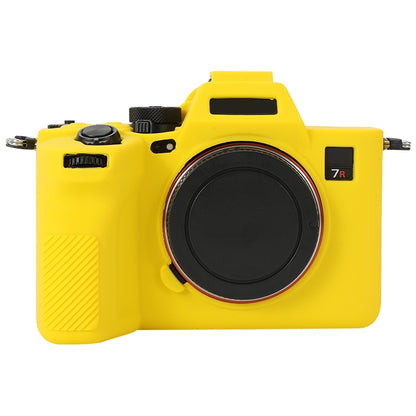 For Sony ILCE-7RM5 / Alpha 7R V Soft Silicone Protective Case (Yellow) by buy2fix