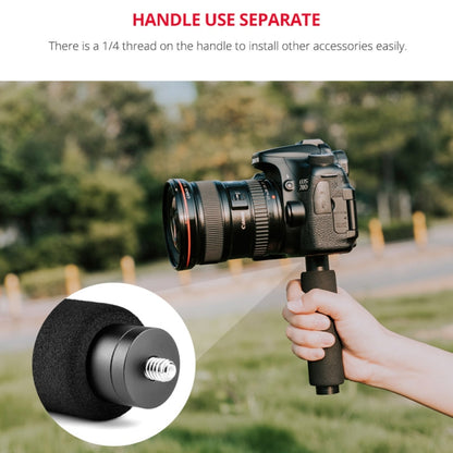 YELANGU PC08 YLG0117A Handheld Grip Holder Bracket with Mobile Phone Metal Clamp (Black) - Hand Held Monopod by YELANGU | Online Shopping UK | buy2fix