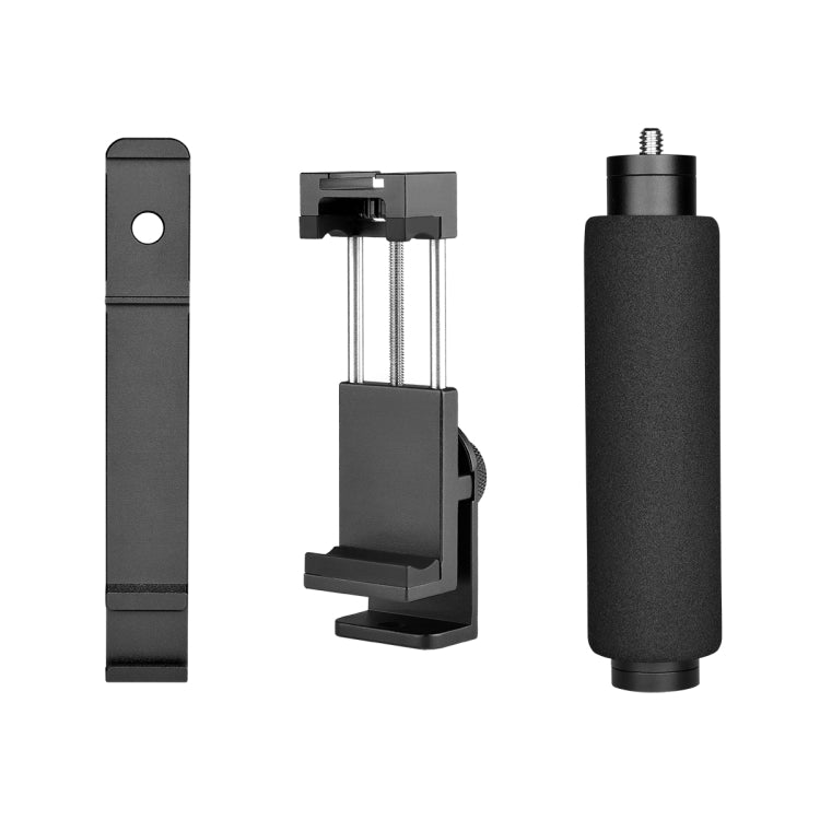 YELANGU PC08 YLG0117A Handheld Grip Holder Bracket with Mobile Phone Metal Clamp (Black) - Hand Held Monopod by YELANGU | Online Shopping UK | buy2fix