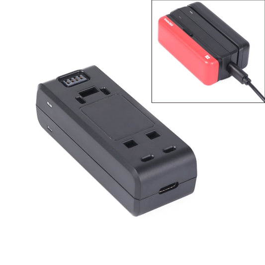 For Insta360 One R Dual-side Batteries Charger Base(Black) - Others by buy2fix | Online Shopping UK | buy2fix