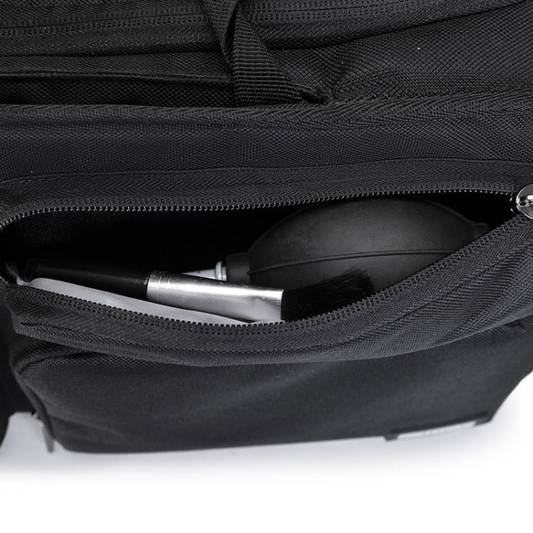 CADEN D28 Portable Multifunctional Single and Double Shoulder Camera Bag With Strap(Black) by CADeN