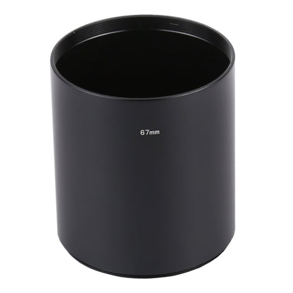 67mm Thread Type Straight Tube Full Metal Lens Hood Shade for Medium Telephoto Lens - Lens Hood by buy2fix | Online Shopping UK | buy2fix
