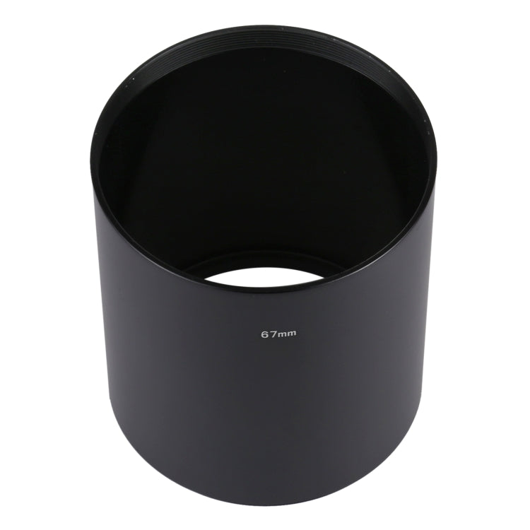 67mm Thread Type Straight Tube Full Metal Lens Hood Shade for Medium Telephoto Lens - Lens Hood by buy2fix | Online Shopping UK | buy2fix