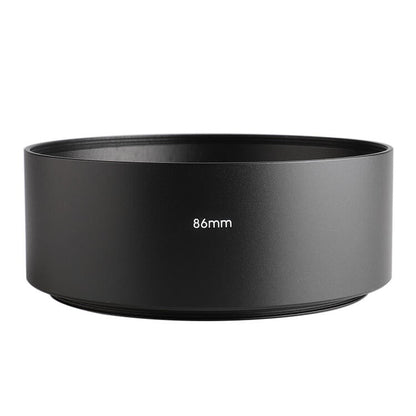 86mm x 86mm x 40mm Thread Type Straight Tube Full Metal Lens Hood Shade for Medium Telephoto Lens - Lens Hood by buy2fix | Online Shopping UK | buy2fix