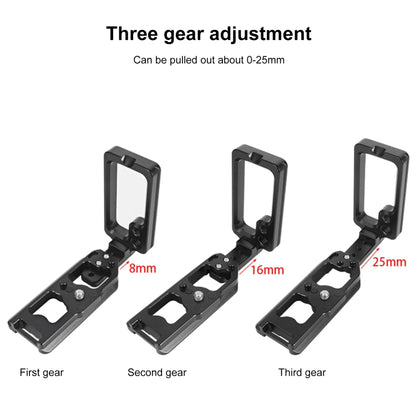 1/4 inch  Vertical Shoot Quick Release L Plate Bracket Base Holder for Nikon Z6 / Z7 - L-Bracket by buy2fix | Online Shopping UK | buy2fix