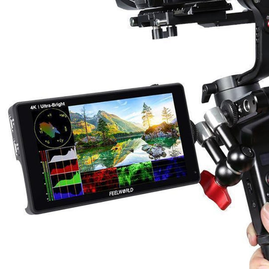 FEELWORLD LUT6 1920x1080 2600 nits 6 pouces écran IPS HDMI 4K moniteur de champ de caméra de contrôle tactile