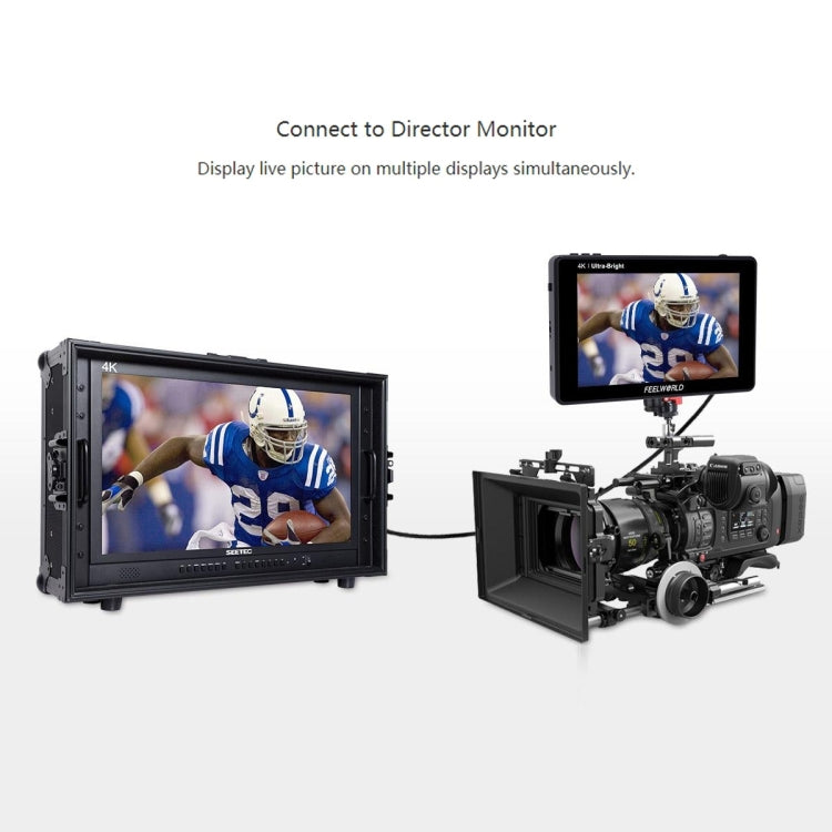 FEELWORLD LUT7 1920x1200 2200 nits 7 inch IPS Screen HDMI 4K Touch Screen Camera Field Monitor - On-camera Monitors by FEELWORLD | Online Shopping UK | buy2fix