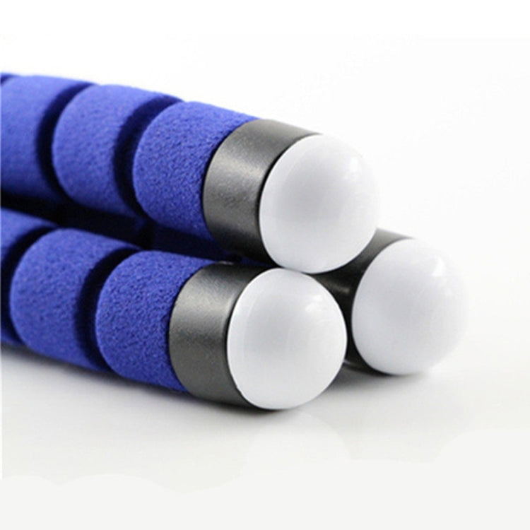 Mini Octopus Flexible Foam Tripod Holder with Phone Clamp & Remote Control (Blue) - Stand by buy2fix | Online Shopping UK | buy2fix