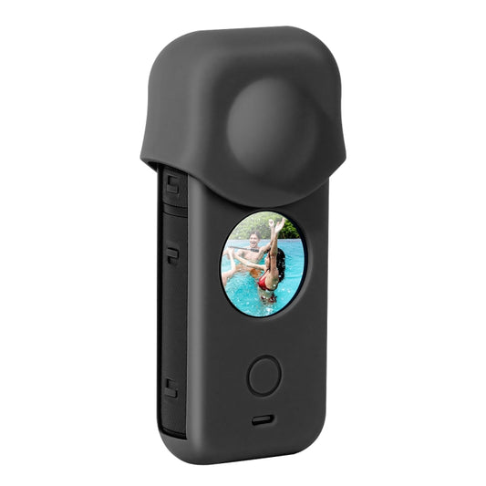 Full Body Dust-proof Silicone Protective Case for Insta360 ONE X2(Black) - Case & Bags by buy2fix | Online Shopping UK | buy2fix