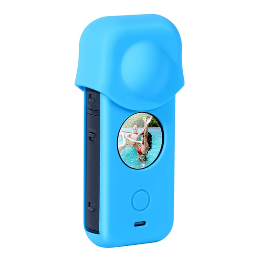 Full Body Dust-proof Silicone Protective Case for Insta360 ONE X2(Blue) - Case & Bags by buy2fix | Online Shopping UK | buy2fix