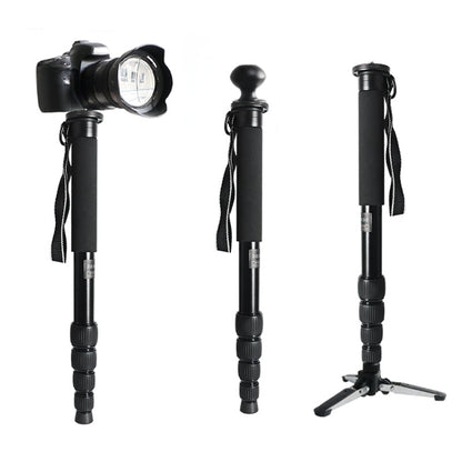 BEXIN MAS285 Portable Travel Outdoor DSLR Camera Aluminum Alloy Monopod Holder(Black) - Monopods by BEXIN | Online Shopping UK | buy2fix