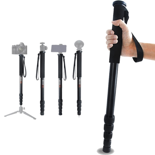 BEXIN P285-A Portable Travel Outdoor DSLR Camera Aluminum Alloy Monopod Holder (Black) - Monopods by BEXIN | Online Shopping UK | buy2fix