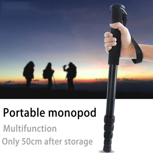 BEXIN P285-A Portable Travel Outdoor DSLR Camera Aluminum Alloy Monopod Holder (Black) - Monopods by BEXIN | Online Shopping UK | buy2fix