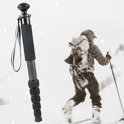 BEXIN P306C Portable Travel Outdoor DSLR Camera Carbon Fiber Monopod Holder (Black) - Monopods by BEXIN | Online Shopping UK | buy2fix