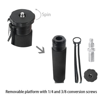 BEXIN P306C Portable Travel Outdoor DSLR Camera Carbon Fiber Monopod Holder (Black) - Monopods by BEXIN | Online Shopping UK | buy2fix