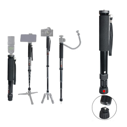 BEXIN P308B Portable Travel Outdoor DSLR Camera Aluminum Alloy Monopod Holder (Black) - Monopods by BEXIN | Online Shopping UK | buy2fix