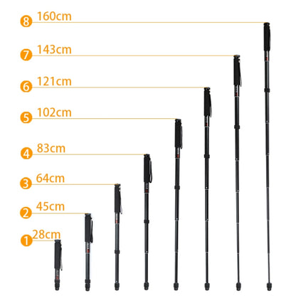 BEXIN P308B Portable Travel Outdoor DSLR Camera Aluminum Alloy Monopod Holder (Black) - Monopods by BEXIN | Online Shopping UK | buy2fix
