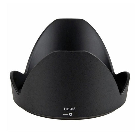 HB-63 Lens Hood Shade for Nikon 24-85mm f/3.5-4.5G ED VR Lens (Black) - Lens Hood by buy2fix | Online Shopping UK | buy2fix