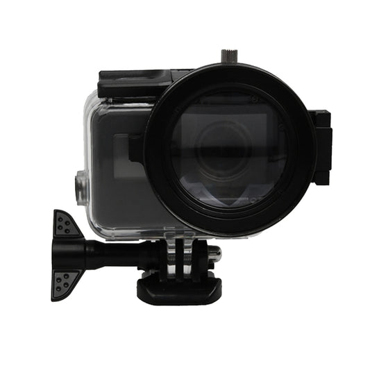 For GoPro HERO5 Sport Action Camera Professional 58mm 16X Macro Lens Close-up Filter with Lens Base & Adapter Ring & Lens Protective Cap & Anti-lost Hand Strap & Cleaning Cloth - Lens Filter by buy2fix | Online Shopping UK | buy2fix