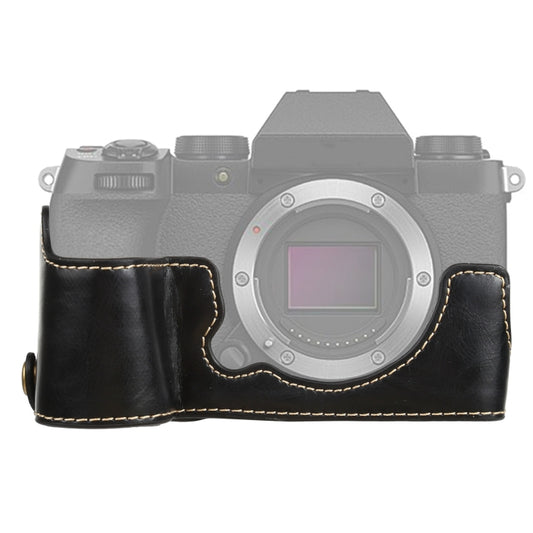 1/4 inch Thread PU Leather Camera Half Case Base for FUJIFILM X-S10 (Black) - Half Case by buy2fix | Online Shopping UK | buy2fix