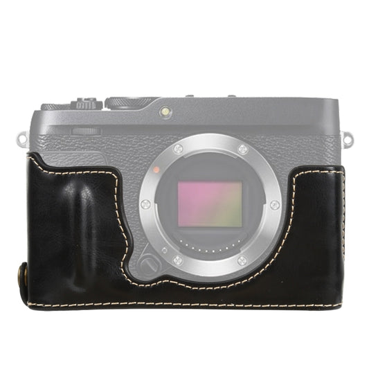 1/4 inch Thread PU Leather Camera Half Case Base for FUJIFILM XE4 (Black) - Half Case by buy2fix | Online Shopping UK | buy2fix