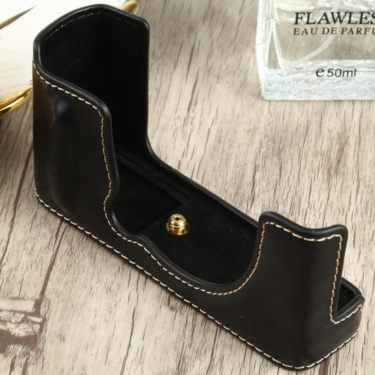 1/4 inch Thread PU Leather Camera Half Case Base for FUJIFILM XE4 (Black) - Half Case by buy2fix | Online Shopping UK | buy2fix