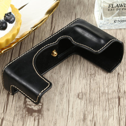 1/4 inch Thread PU Leather Camera Half Case Base for FUJIFILM XE4 (Black) - Half Case by buy2fix | Online Shopping UK | buy2fix