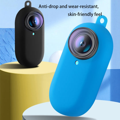 Silicone Protective Case for Insta360 GO 2 Body(Blue) - Case & Bags by buy2fix | Online Shopping UK | buy2fix